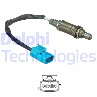 Bilde av DELPHI ES20640 12B1 Lambdasonde Fingersonde, oppvarmet NISSAN: Almera II Hatchback, Tino, Primera Sedan