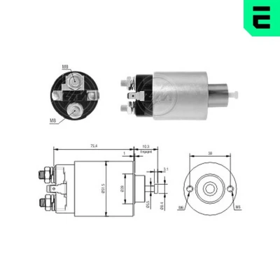 Bilde av Magnetbryter, starter, hyundai,kia,mitsubishi, M002T84071, M002T84071ZT, M002T84171, M002T84171ZT, M002T84571, M002T85271, M002T87071ZT,