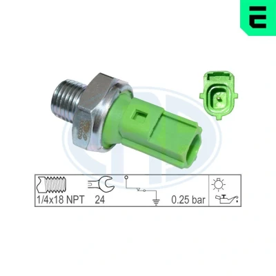 Bilde av ERA 330029 Oljetrykkbryter 1/4&#039;&#039; x 18 NPT 0,25bar FORD: MONDEO 4 Turnier, MAZDA: 3 Sedan