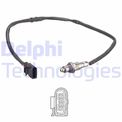 Bilde av DELPHI ES21193 12B1 Lambdasonde planarsonde, oppvarmet SKODA: Fabia III Hatchback, VOLKSWAGEN: Polo V Hatchback