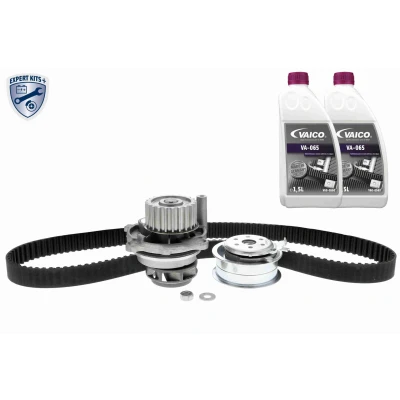 Bilde av VAICO V10 50106 Vannpumpe + Registerreimsett med vannpumpe, kjølemiddel festemateriell 138 VOLKSWAGEN: Passat B6 Variant, Caddy 3, Touran I