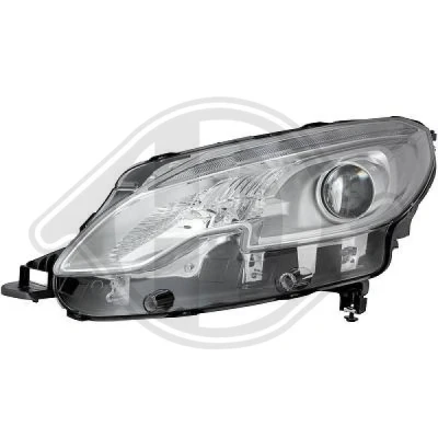 Bilde av DIEDERICHS 4227683 Frontlykter venstre PY21W, H7 LED, Halogen med kjørelys for høyrekjøring uten motor høydejustering hovedlys