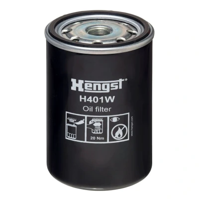 Bilde av HENGST FILTER H401W Oljefilter M24x1,5 Påskruingsfilter