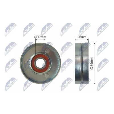 Bilde av Strammerull, kilerem, chevrolet,daewoo, 25184786, 5493223, 96183115, 96349976, 96351533, 96966707