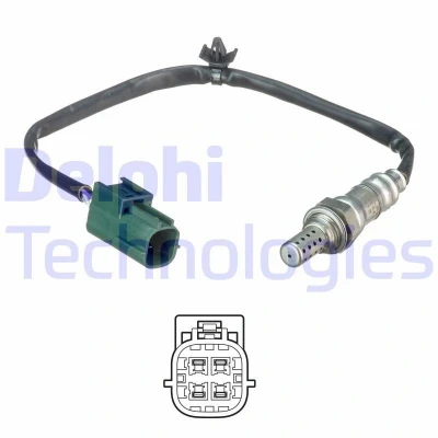 Bilde av DELPHI ES20641 12B1 Lambdasonde planarsonde, oppvarmet NISSAN: Almera II Hatchback, Primera Sedan