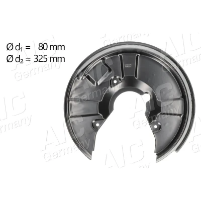 Bilde av AIC 57066 Bremseskjold venstre bakaksel AUDI: A4 B7 Avant, B6 Avant