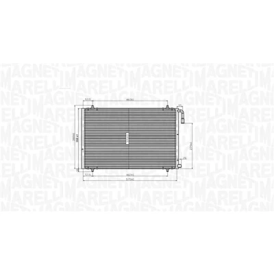 Bilde av MAGNETI MARELLI 350203825000 Kondensator 575x358x16 358 575 16
