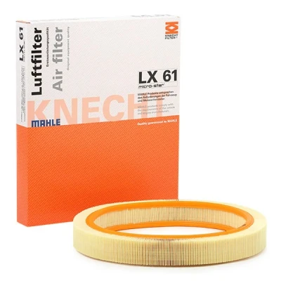 Bilde av MAHLE ORIGINAL LX 61 Luftfilter 56,0 410,0 Filterinnsats MERCEDES BENZ: W124 Sedan, 190, Coupé
