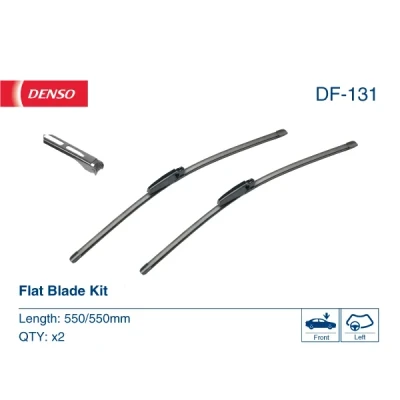 Bilde av Vindusvisker Denso DF 131 Flatt viskeblad AUDI: A4 B6 Avant, B7 A6 C5 MERCEDES BENZ: C Klasse Sedan, T modell