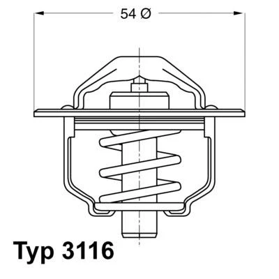 Bilde av Termostat WAHLER 3116.82D