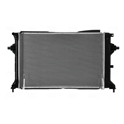 Bilde av NISSENS 607111 Radiator Aluminium 615mm 16mm 390mm med oljekjøler, uten pakning hette, ekspansjonstank Kjøleribber loddet