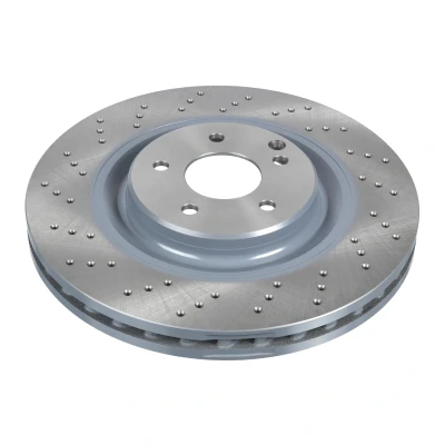 Bilde av BLUE PRINT ADU174355 Bremseskiver framaksel 345 30 5 112 perforert / ventilert belagt MERCEDES BENZ: C Klasse Sedan, T modell, SLK