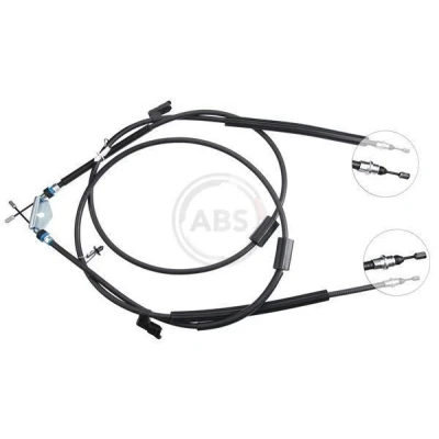 Bilde av A.B.S. K10325 Bremsekabel 1816, 1860 Skivebrems for høyre/venstre ratt FORD: Focus 2 Kombi, 2, C Max