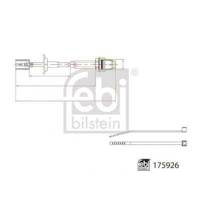 Bilde av FEBI BILSTEIN 175926 Lambdasonde foran oppvarmet, reguleringssonde 4