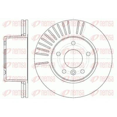 Bilde av REMSA 6638.10 Bremseskiver framaksel 297, 297 25 5 ventilert LAND ROVER: Discovery 2