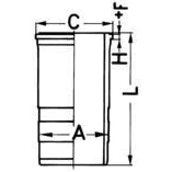 Bilde av KOLBENSCHMIDT 89563110 Sylinderhylse 128