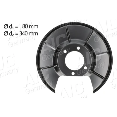 Bilde av AIC 56326 Bremseskjold venstre bakaksel FORD: MONDEO 4 Turnier, S Max Mk1, Galaxy Mk2 MPV