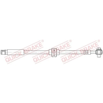 Bilde av QUICK BRAKE 50.202X Bremseslange 490 M10x1 OPEL: Insignia A Sports Tourer