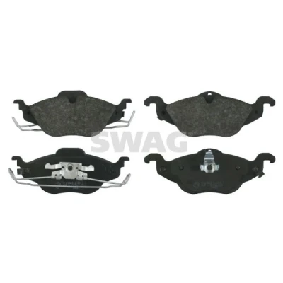 Bilde av SWAG 40 91 6233 Bremseklosser framaksel med akustisk slitasjevarsel OPEL: Zafira A, Astra G Caravan, CC
