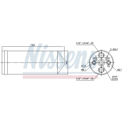 Bilde av NISSENS 95523 Tørker Aluminium