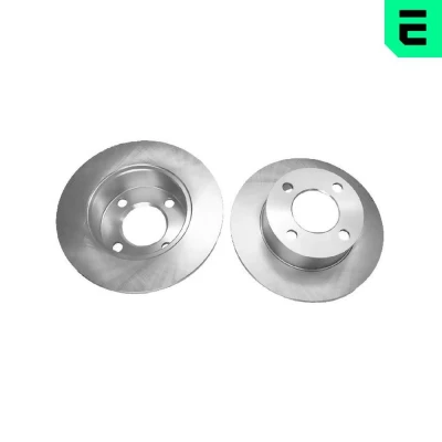 Bilde av OPTIMAL BS 1220C Bremseskiver bakaksel 245 10 4/4 fullt ut belagt AUDI: 80 B4 Sedan, 100 C3 Coupe B3