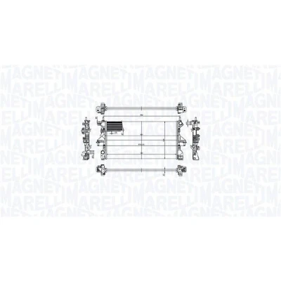 Bilde av MAGNETI MARELLI 350213211900 Radiator 781 416 23 Kjøleribber satt sammen mekanisk FIAT: Ducato III Flatvogn lastebil / Chassis