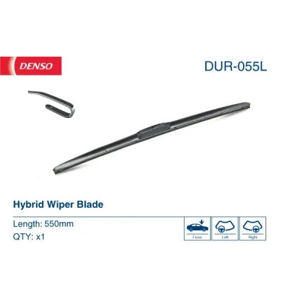 Bilde av Vindusvisker Denso Hybrid DUR 055L Hybridviskerblad TOYOTA: Land Cruiser Prado 120, Corolla IX Hatchback, Station Wagon