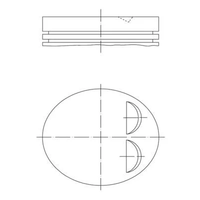 Bilde av Stempel MAHLE ORIGINAL 039 PI 00122 002