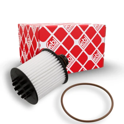 Bilde av FEBI BILSTEIN 104337 Oljefilter med tetningsring Filterinnsats FIAT: Panda III Hatchback, Doblo II Varebil / Stasjonsvogn, 500L