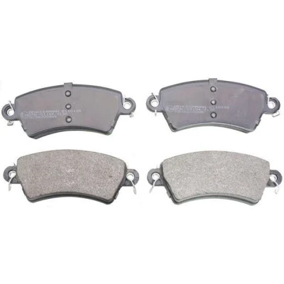 Bilde av DENCKERMANN B110128 Bremseklosser framaksel ekskl. slitasjevarselkontakt PEUGEOT: 206 Hatchback, 306 Hatchback