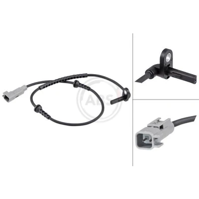 Bilde av A.B.S. 30086 ABS sensor aktiv 585mm 645mm 30mm grå OPEL: Mokka / X