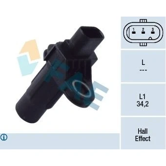 Bilde av FAE 79346 Impulsgiver 3 Hall prinsipp uten kabel