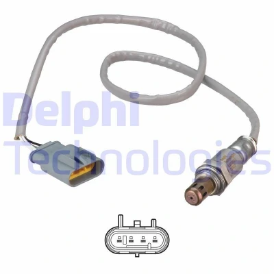Bilde av DELPHI ES21073 12B1 Lambdasonde planarsonde, oppvarmet FIAT: 500 Hatchback, LANCIA: Ypsilon III