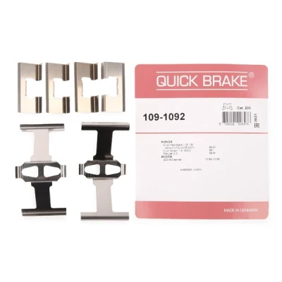 Bilde av QUICK BRAKE 109 1092 Tibehørsett, skivebremse belegg HONDA: Jazz 2, Civic 5 Stufenheck, V Hatchback