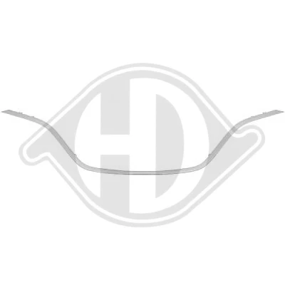 Bilde av DIEDERICHS 4467042 Pynte / vernelist, radiatorgitter nede
