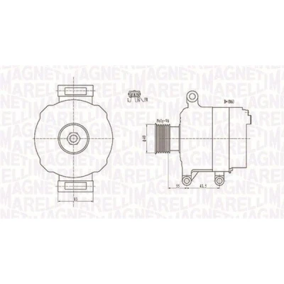 Bilde av MAGNETI MARELLI 063731869010 Dynamo 12V 105A MINI: Hatchback