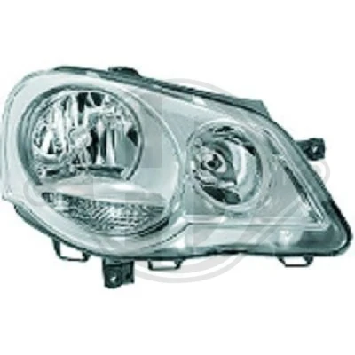 Bilde av DIEDERICHS Priority Parts 2205180 Frontlykter VOLKSWAGEN: Polo IV Hatchback