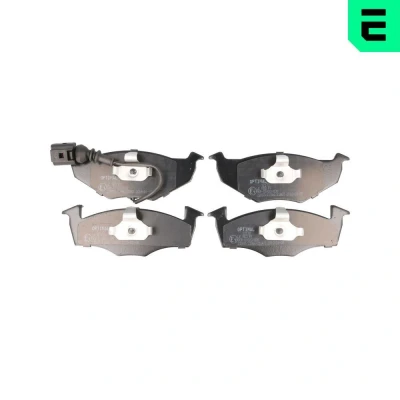 Bilde av OPTIMAL BP 12172 Bremseklosser framaksel inkl. slitasjevarselkontakt VOLKSWAGEN: Polo IV Hatchback, SKODA: Fabia 2, I 1 Combi