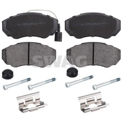 Bilde av SWAG 62 11 6049 Bremseklosser framaksel inkl. slitasjevarselkontakt FIAT: Ducato III Flatvogn lastebil / Chassis, II lastebil/Chassis