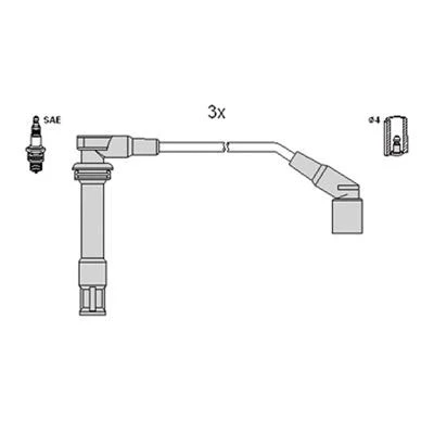 Bilde av HITACHI 134378 Pluggledninger LAND ROVER: Freelander I SUV