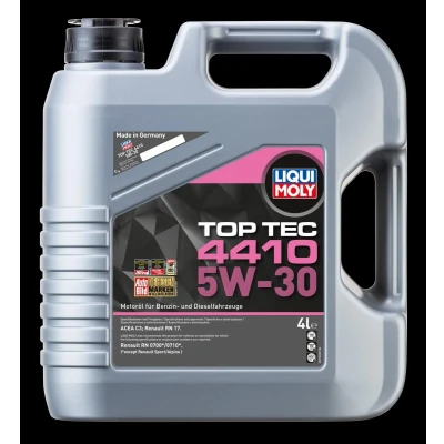 Bilde av Liqui Moly Top Tec 4410 5W 30 4l Motorolje 21403 BMW: 5 Touring, X5, 3 VOLKSWAGEN: Polo IV Hatchback, Transporter 5, Touran I