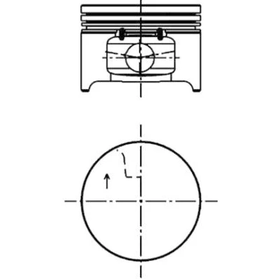 Bilde av KOLBENSCHMIDT 40277620 Motorstempel 80