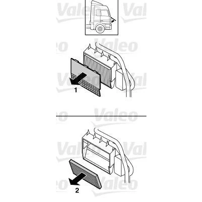 Bilde av VALEO CLIMFILTER COMFORT 716036 Kupéfilter Partikkelfilter 466 183 70