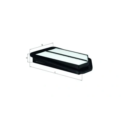Bilde av MAHLE ORIGINAL LX 2617 Luftfilter 44,0 182 306,0 Filterinnsats HONDA: CIVIC 8 Hatchback