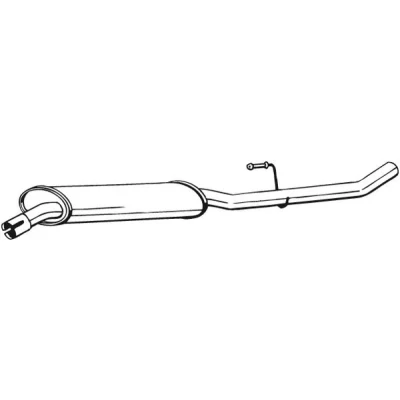 Bilde av Mellomlyddemper, citroën c8, c8 van, lancia phedra, peugeot 807, 807 1717R1, 9456201780