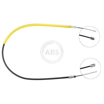 Bilde av A.B.S. K16947 Bremsekabel 1378 Skivebrems for høyre/venstre ratt RENAULT: CLIO 2
