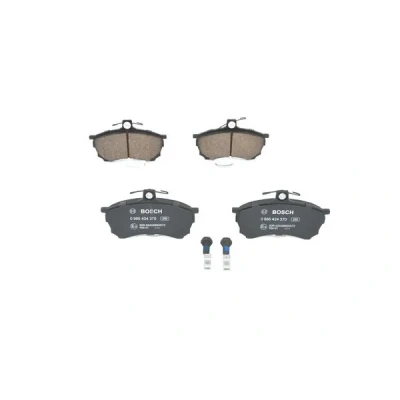 Bilde av BOSCH 0 986 424 370 Bremseklosser Low Metallic med akustisk slitasjevarsel antihyle blikk, skruer tilbehør MITSUBISHI: Carisma Sedan