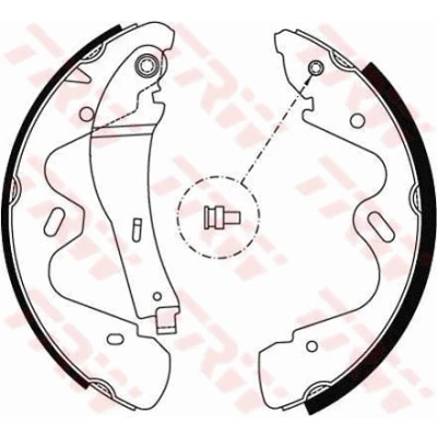 Bilde av TRW GS8483 Bremsesko 280 65 BOSCH NISSAN: Cabstar E Flatvogn lastebil / Chassis