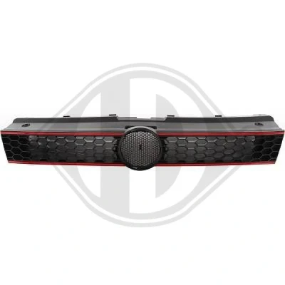 Bilde av DIEDERICHS HD Tuning 2206840 Radiatorgitter Rød, svart VOLKSWAGEN: Polo V Hatchback