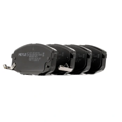 Bilde av MEYLE 025 239 6617/W Bremseklosser ORIGINAL Quality framaksel med akustisk slitasjevarsel antihyle blikk HYUNDAI: i30 I Stasjonsvogn, Kona SUV